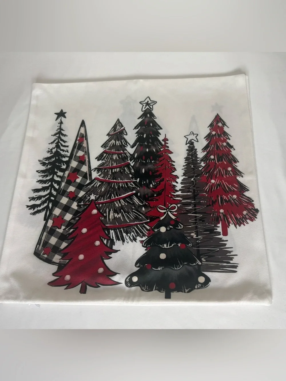 Christmas Pillow Covers 18x18 Set of 2 Xmas Tree Couch Decor ✨🎄